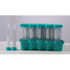 15 mL Conical, Sterile, D/RNase-free, Non-pyrogenic, 10,000 Max. RCF(xg), Recyclable PS Rack, 500 Pcs/ Case
