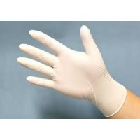 Latex Examination Gloves Powder Free, Large , 100 Pcs / Box 