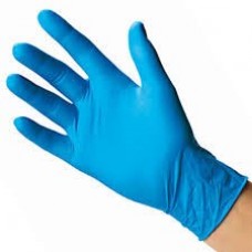 Nitrile Examination Gloves Powder Free Blue   Blue, 5.0 gm +/-, Medium , 100 Pcs / Box 