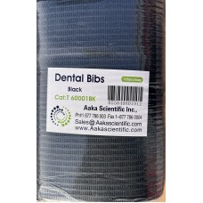 Dental Bib Black 500 Pcs