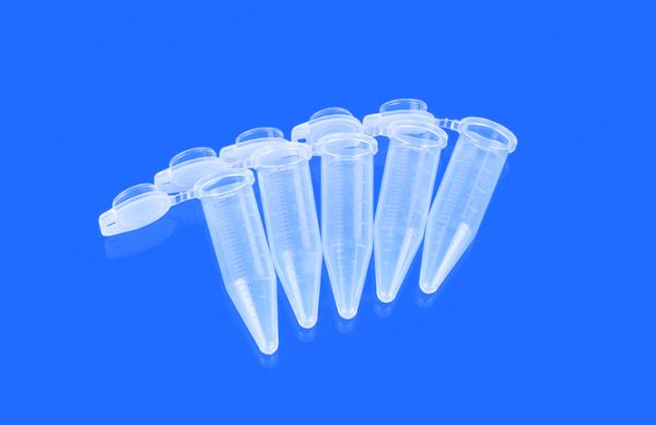 0.5 mL PCR Tube, Clear, Conical, Non-Sterile, 13,000 RCF ,1000 Pcs