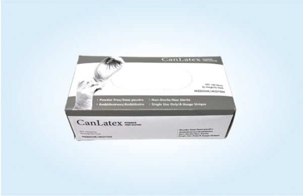 Can Latex – Gloves Powder Free – 100 Pcs