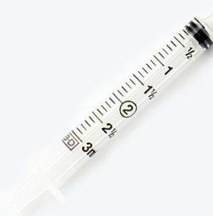 p19-BD General Use Syringe, No Needle, Slip Tip Graduation, 3mL